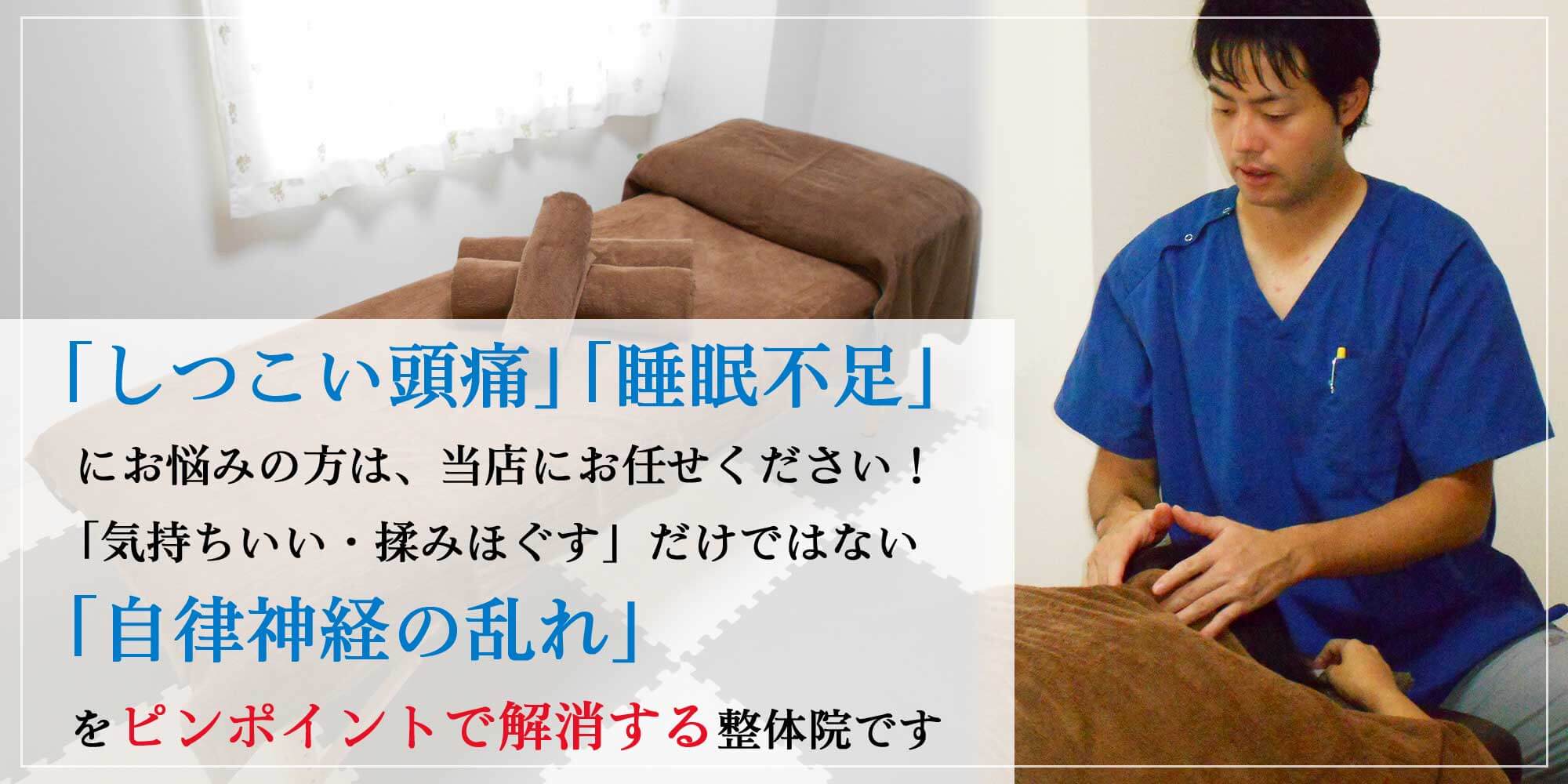 あきる野市の整体 | salon.EBIS ヘッダー